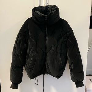 Zara quilted oversized puffer